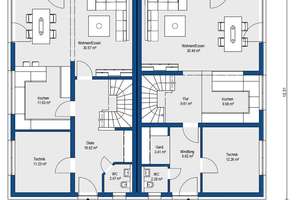 NEUBAU von modernen Doppelhäusern – Die vollständige Adresse der Immobilie erhältst du vom Anbieter., 90475 Altenfurt, Moorenbrunn, Nürnberg – Vorschaubild 12