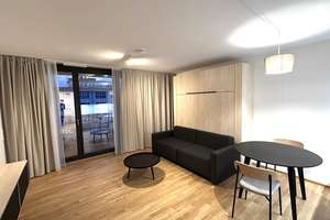 Moderne, voll möblierte Neubauwohnung mit großer Loggia & direkt am Elberufer