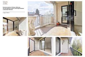 Moderne 3-Zimmer-Wohnung mit zwei Balkonen, Keller und Garagenstellplatz in Düsseldorf-Benrath – 40597 Benrath, Düsseldorf – Vorschaubild 10