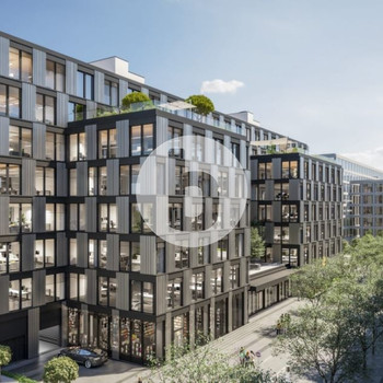 Bürogebäude in einer innovativen Holzhybridbauweise in angesagter Kiezlage