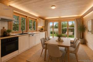 Ein Meisterwerk ökologischer Baukunst – Exklusives Bio-Blockhaus am Waldrand von Icking – Die vollständige Adresse der Immobilie erhältst du vom Anbieter., 82057 Icking – Vorschaubild 7