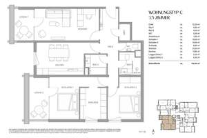 Großzügige 3,5-Zimmer-Wohnung mit zwei Loggien und großem Wellnessbad – Isartalstraße 45a, 80469 Dreimühlen, München – Vorschaubild 14