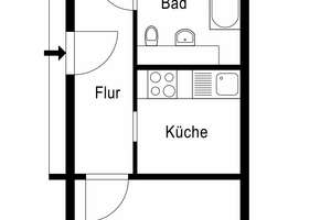 WG-geeignete 2-Zimmerwohnung in zentraler Lage – Schäferstraße 27, 1067 Friedrichstadt, Dresden – Vorschaubild 5