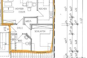 Attraktive 2-Zimmer-Wohnung mit Balkon im 4.OG in Duisburg-Meiderich – Lösorter Str. 46, 47137 Mittelmeiderich, Duisburg – Vorschaubild 4