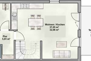 Neubau einer modernen Doppelhaushälfte mit viel Platz, schön gelegen in Hohenwart bei Ingolstadt – Die vollständige Adresse der Immobilie erhältst du vom Anbieter., 86558 Hohenwart – Vorschaubild 11