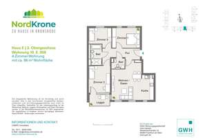 Neubau-Gebiet Hannover KRONSRODE: Einbauküche, Süd-Loggia, Fußbodenheizng, Gäste-WC, Lift, Kellr, TG – Gantenbleek 9, 30539 Bemerode, Hannover – Vorschaubild 23
