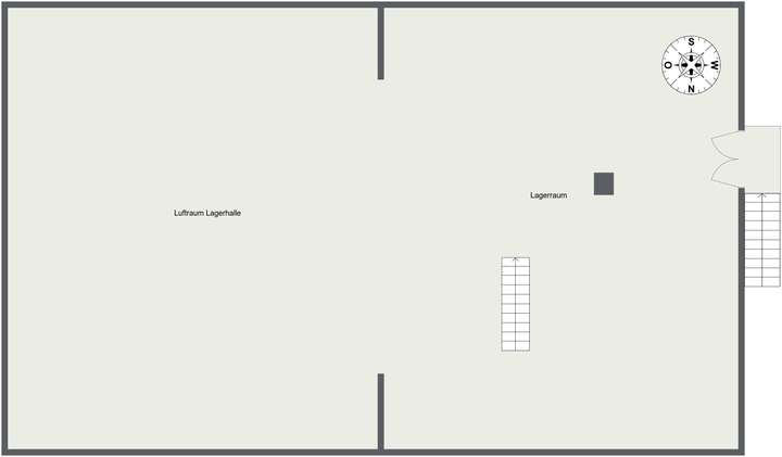 Halle - Obergeschoss