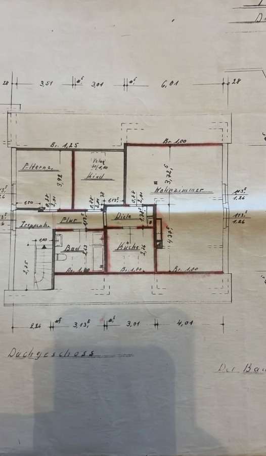 Grundriss Obergeschoß