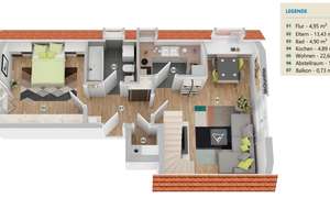 Altstadtflair trifft Potenzial – Maisonettewohnung mit ausgebautem Dachspitz – Ulrichsgasse 9b, 86150 Lechviertel, östl. Ulrichsviertel, Augsburg – Vorschaubild 10