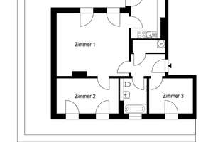 Ihr neues zu Hause: freifinanzierte 3-Zimmer-Wohnung – Bischofsmaiser Straße 4, 10318 Karlshorst, Berlin – Vorschaubild 2