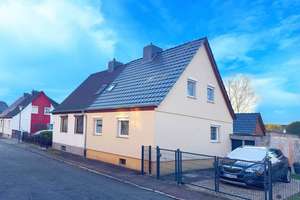 Halle-Nietleben: Kleines saniertes Haus mit Anbaureserve, großes Gartengrundstück – Siedlung Neuglück 15, 6126 Westliche Neustadt, Halle (Saale) – Vorschaubild 1