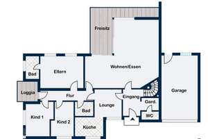 Lichtdurchfluteter Bungalow mit besonderer Architektur und Kamin – einziehen und wohlfühlen! – Die vollständige Adresse der Immobilie erhältst du vom Anbieter., 41239 Schmölderpark, Mönchengladbach – Vorschaubild 22