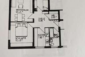Renovierungsbedürftige helle  3-Zimmer-Wohnung in ruhiger Lage – Die vollständige Adresse der Immobilie erhältst du vom Anbieter., 80935 Lerchenau-Ost, München – Vorschaubild 2