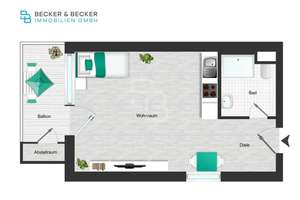 City-Apartment Aachener Straße – frei, mit Stellplatz & flexibel nutzbar – Die vollständige Adresse der Immobilie erhältst du vom Anbieter., 50674 Neustadt/Süd, Köln – Vorschaubild 7