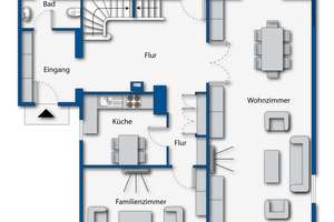 VR IMMO: Repräsentative Unternehmer-Villa mit vielseitigem Nutzungspotenzial. – Die vollständige Adresse der Immobilie erhältst du vom Anbieter., 58762 Altena – Vorschaubild 19