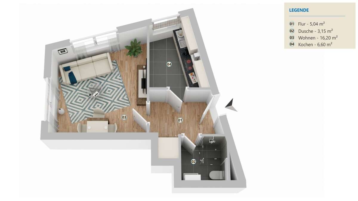 Kompakt. Urban. Vermietet. Ideal als Einstiegsinvestment., Bremen – Bild 4