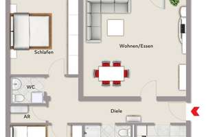 Einziehen oder investieren: Gepflegte 3-Zimmer-Wohnung in begehrtem Karlsruhe-Wolfartsweier – Die vollständige Adresse der Immobilie erhältst du vom Anbieter., 76228 Wolfartsweier, Karlsruhe – Vorschaubild 12