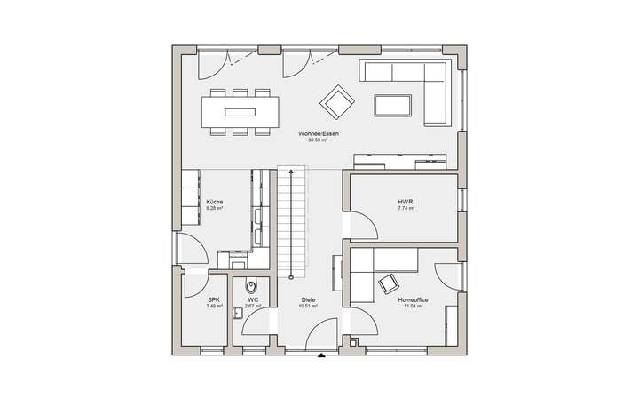 Grundriss Erdgeschoss