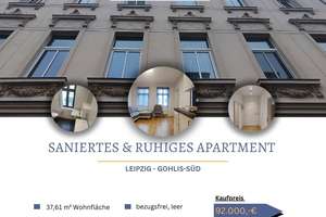 bezugsfreies  kleines Apartment – saniert & ruhig im Hinterhaus gelegen mit  5% Brutto-Rendite SOLL