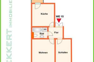 Ruhige Wohnung mit großer Küche, Balkon und modernem Wannenbad – Ebersdorfer Str. 15, 9131 Ebersdorf, Chemnitz – Vorschaubild 4