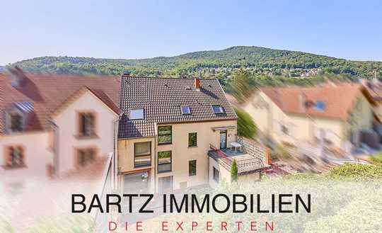 Einfamilienhaus mit Einliegerwohnung und terrassiertem Garten mit Blick über Neustadt