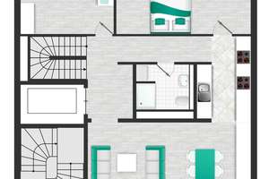 Erstbezug | Kleine Penthousewohnung mit großer Dachterrasse... – Langhansstr. 24A, 13086 Weißensee, Berlin – Vorschaubild 13