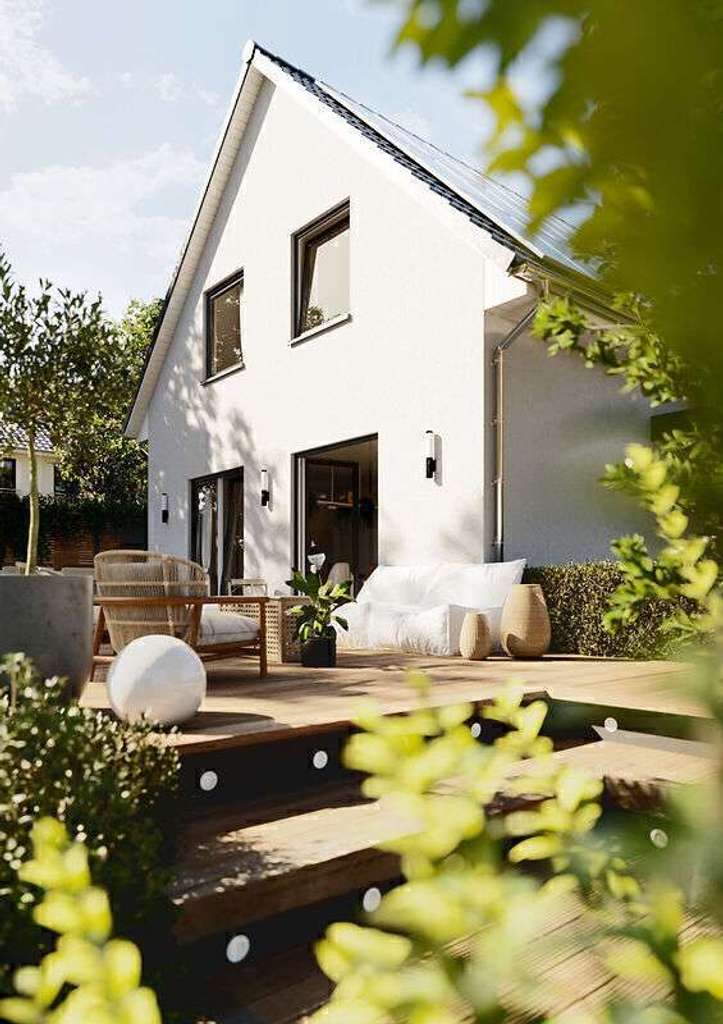 Immobilie in Korlingen - Raumwunder 90, Preis inkl. Grundstück, massiv gebaut - Bild 0