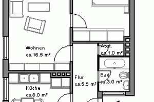 Smarte 2- Zimmer- Wohnung ab sofort verfügbar – Hinter der Alten Burg 26, 30629 Misburg-Nord, Hannover – Vorschaubild 3