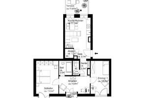 AIGNER - Stilvolle 3-Zimmer-Wohnung mit großer Terrasse in begehrter Maxvorstadt – Die vollständige Adresse der Immobilie erhältst du vom Anbieter., 80335 St. Benno, München – Vorschaubild 9