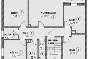 Wohnen mit Charakter: unmöblierte 4-Zimmer-Wohnung  in Untermenzing – Die vollständige Adresse der Immobilie erhältst du vom Anbieter., 80999 Untermenzing, München – Vorschaubild 2