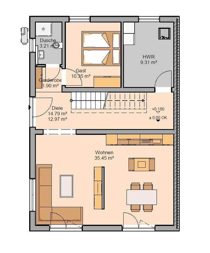 Grundriss Erdgeschoss