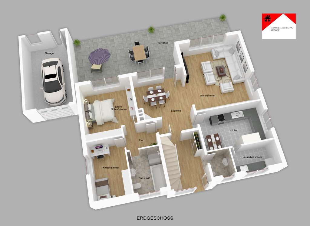 Immobilie in Bückeburg - Gemütliches Einfamilienhaus mit Vollkeller in bevorzugter Wohnlage von Bückeburg - Bild 2