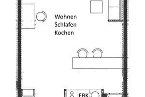 Zentral & hochwertig:  möblierte Studentenwohnung mit ca. 40 m² in Leipzig
