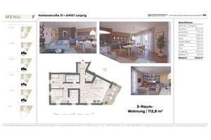 Erstbezug Neubau - Großzügige 3-Raumwohnung mit 2 Bädern & Südbalkon – Kohlenstraße 31, 4107 Zentrum-Südost, Leipzig – Vorschaubild 17