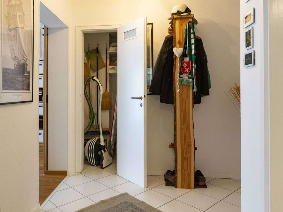 Flur kleine Wohnung mit Abstel