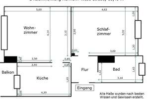 Idyllische 2-Zimmer-Wohnung in Erfurt-Vieselbach! – Hermann-Kiese-Str. 24, 99098 Vieselbach, Erfurt – Vorschaubild 2