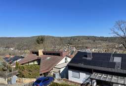 Panoramablick über das Aichtal