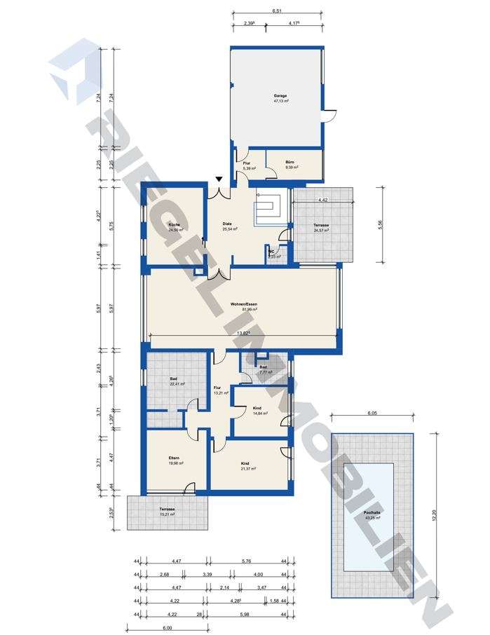 Grundriss Erdgeschoss