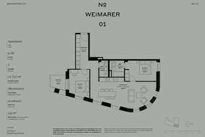 Großzügige 3-Zimmer-Neubauwohnung mit Terrasse und eleganter Rundung der Außenwand in Charlottenburg – Weimarer Straße 1, 10625 Charlottenburg, Berlin – Vorschaubild 16