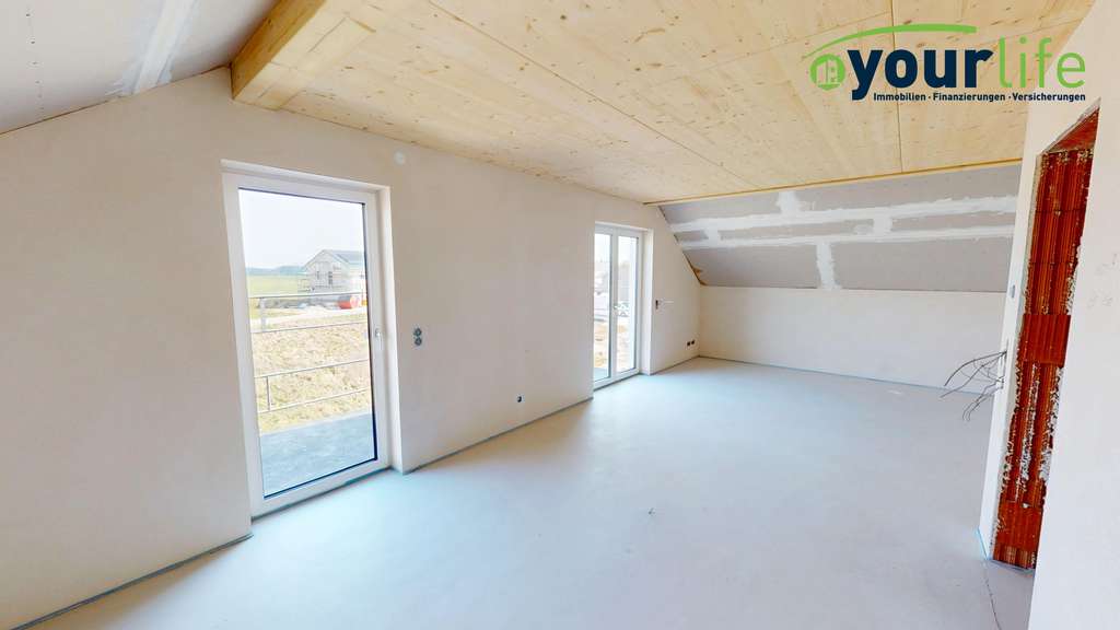 Immobilie in Kirchheim in Schwaben - KfW 40 Neubau-Dachgeschosswohnung in Kirchheim i. Schwaben - Bild 0
