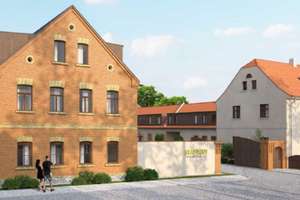 Wohnen im historischen Stadtgut Seehausen: 3-Zimmer-Neubau-Wohnung im denkmalgeschützem 4-Seitenhof  – 4356 Seehausen, Leipzig – Vorschaubild 2