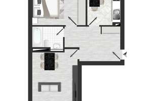 2-Zimmer-Wohnung mit Balkon und Garage, Düsseldorf Mörsenbroich – Robert-Stolz-Str. 18, 40470 Mörsenbroich, Düsseldorf – Vorschaubild 21
