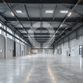 ca. 1.700 m² hochwertige Neubau Hallenflächen mit Büro zu Vermieten - combine Transaction