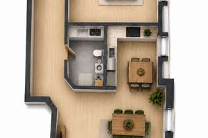 Schöne 2 Zimmer Wohnung zum Verkauf in Mockritz - viel Grün, ruhige Lage – Boderitzer Straße 91, 1217 Kleinpestitz/Mockritz, Dresden – Vorschaubild 11