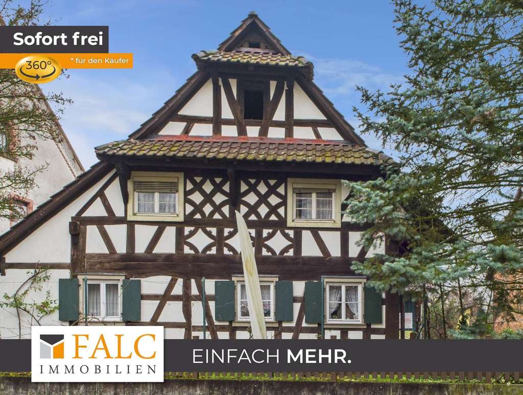 Immobilie in Achern - Denkmalgeschütztes Fachwerkhaus mit attraktiven Fördermöglichkeiten - Bild 0