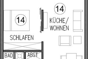 Zentrales 2 Zimmer KUBOX-Apartment mit Einbauküche und Balkon - Wohnen im Stadthafen – Achtersteven 4, 26122 Bahnhofsviertel, Oldenburg (Oldenburg) – Vorschaubild 7