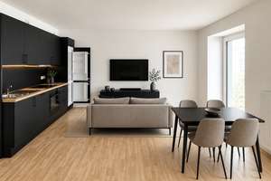 Erstbezug nach Sanierung: hochwertige 2-Zimmer-Wohnung mit Einbauküche und Balkon