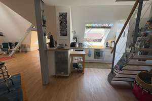 Außergewöhnliche DG-/Maisonettewohnung im Zooviertel - Großzügiges Wohnen, Blick in die Eilenriede