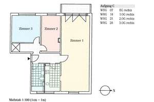 Freie 3 - Zimmer Wohnung mit Südbalkon — nahe Universität – Die vollständige Adresse der Immobilie erhältst du vom Anbieter., 14469 Bornstedt, Potsdam – Vorschaubild 5