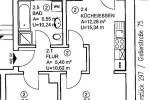 Jetzt aber!  Schickes Nest mit Balkon + Parkett + Fußbodenhzg. + Wanne & Dusche + Übernahme EBK mgl. – Gießerstraße 73, 4229 Kleinzschocher, Leipzig – Vorschaubild 6